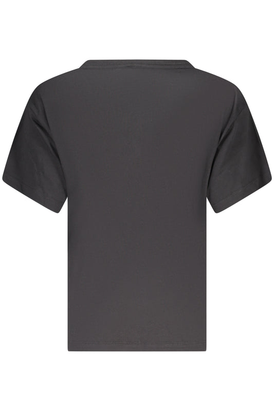 PEPE JEANS T-SHIRT MANICHE CORTE DONNA NERO