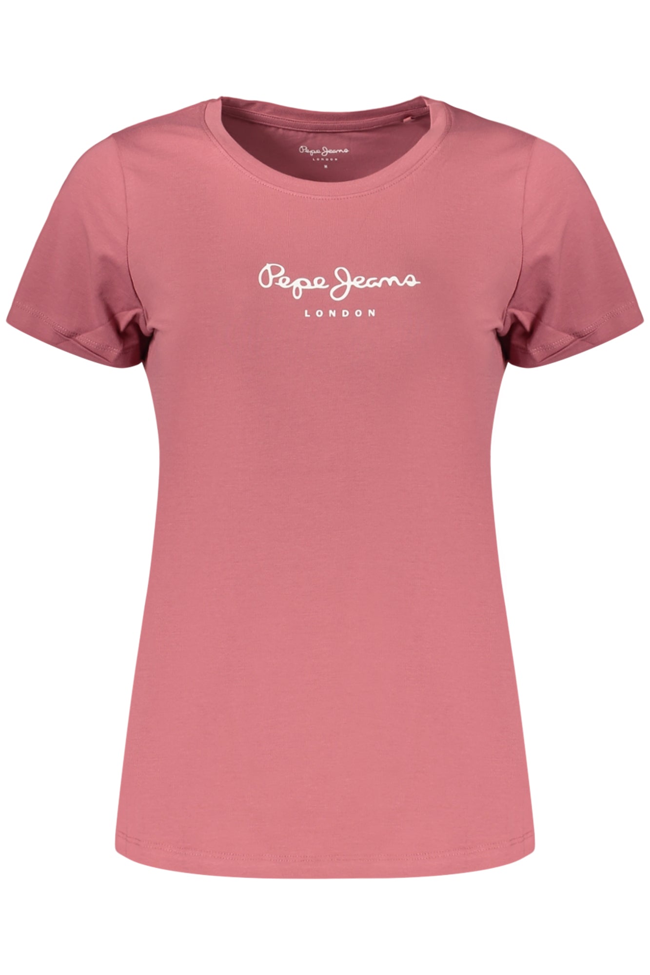 PEPE JEANS T-SHIRT MANICHE CORTE DONNA ROSA