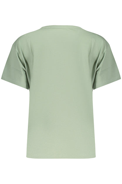 PEPE JEANS T-SHIRT MANICHE CORTE DONNA VERDE