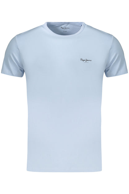 PEPE JEANS T-SHIRT MANICHE CORTE UOMO AZZURRO