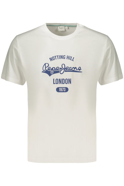 PEPE JEANS T-SHIRT MANICHE CORTE UOMO BIANCO