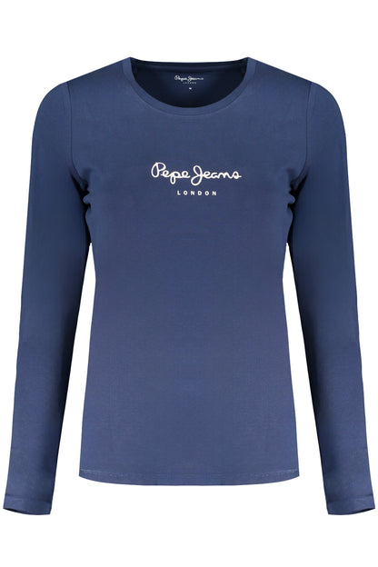 PEPE JEANS T-SHIRT MANICHE LUNGHE DONNA BLU