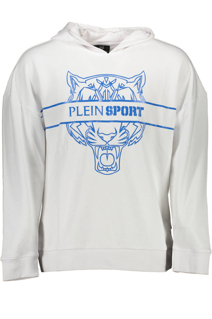 PLEIN SPORT FELPA SENZA ZIP UOMO BIANCO