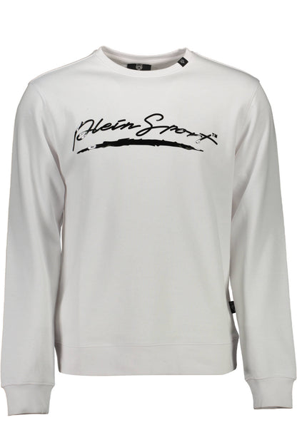 PLEIN SPORT FELPA SENZA ZIP UOMO BIANCO