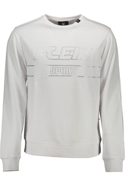 PLEIN SPORT FELPA SENZA ZIP UOMO BIANCO