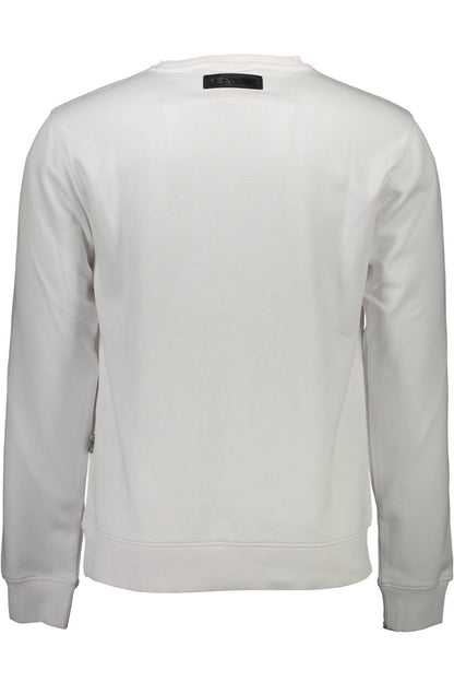 PLEIN SPORT FELPA SENZA ZIP UOMO BIANCO