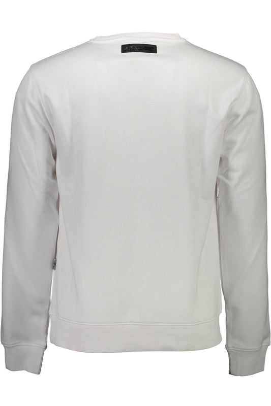 PLEIN SPORT FELPA SENZA ZIP UOMO BIANCO