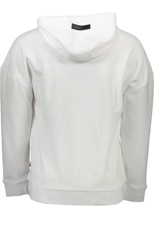 PLEIN SPORT FELPA SENZA ZIP UOMO BIANCO