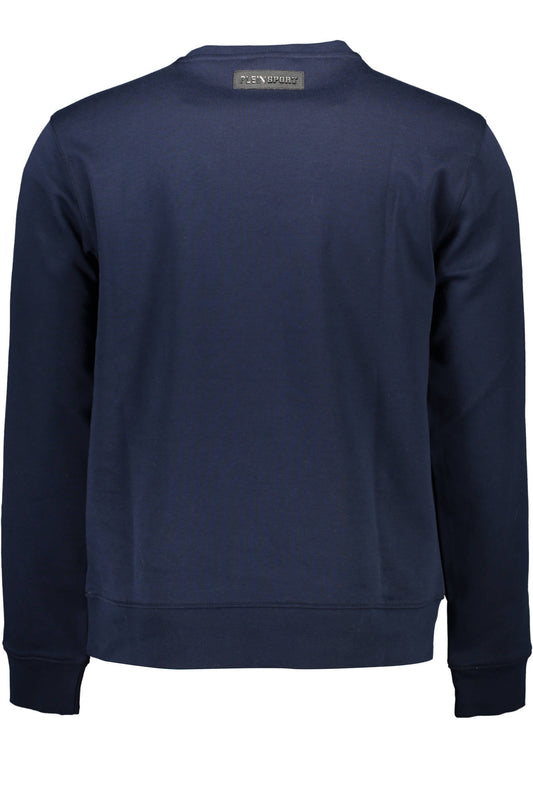 PLEIN SPORT FELPA SENZA ZIP UOMO BLU