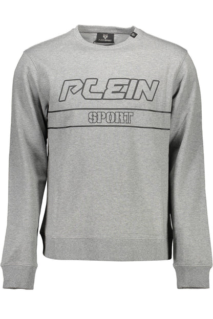PLEIN SPORT FELPA SENZA ZIP UOMO GRIGIO