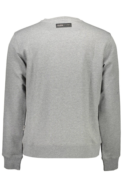 PLEIN SPORT FELPA SENZA ZIP UOMO GRIGIO
