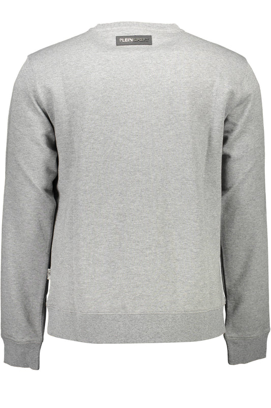 PLEIN SPORT FELPA SENZA ZIP UOMO GRIGIO