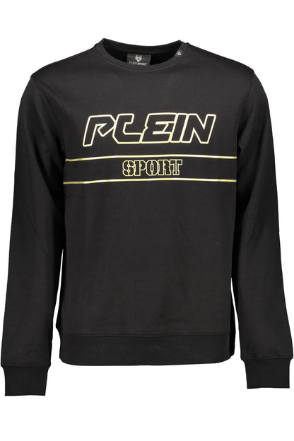 PLEIN SPORT FELPA SENZA ZIP UOMO NERO