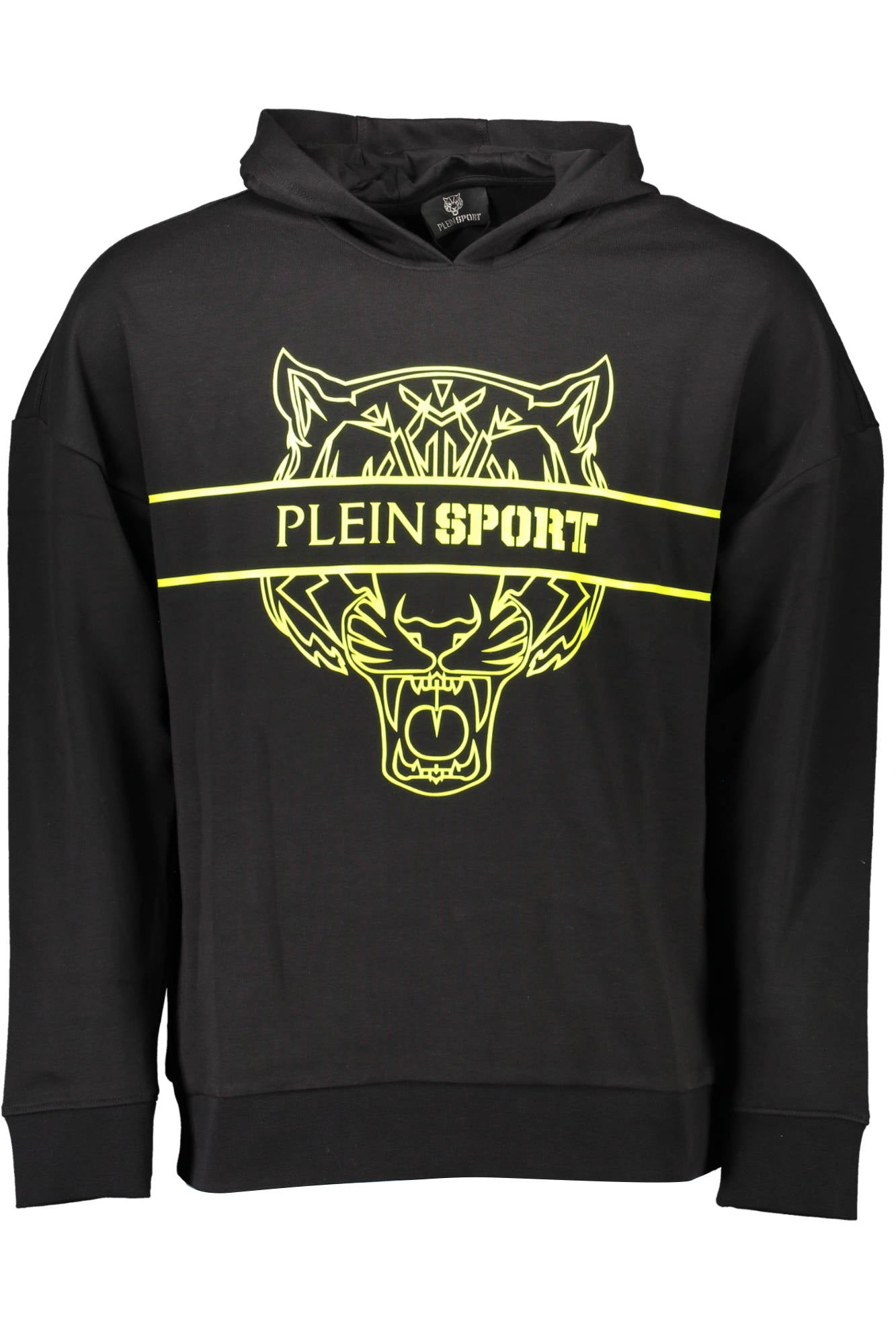 PLEIN SPORT FELPA SENZA ZIP UOMO NERO