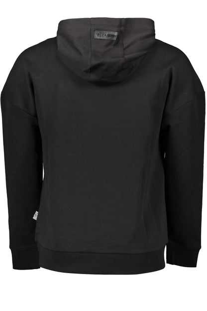 PLEIN SPORT FELPA SENZA ZIP UOMO NERO