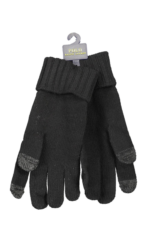 RALPH LAUREN GUANTI UOMO NERO