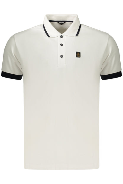 REFRIGIWEAR POLO MANICHE CORTE UOMO BIANCO