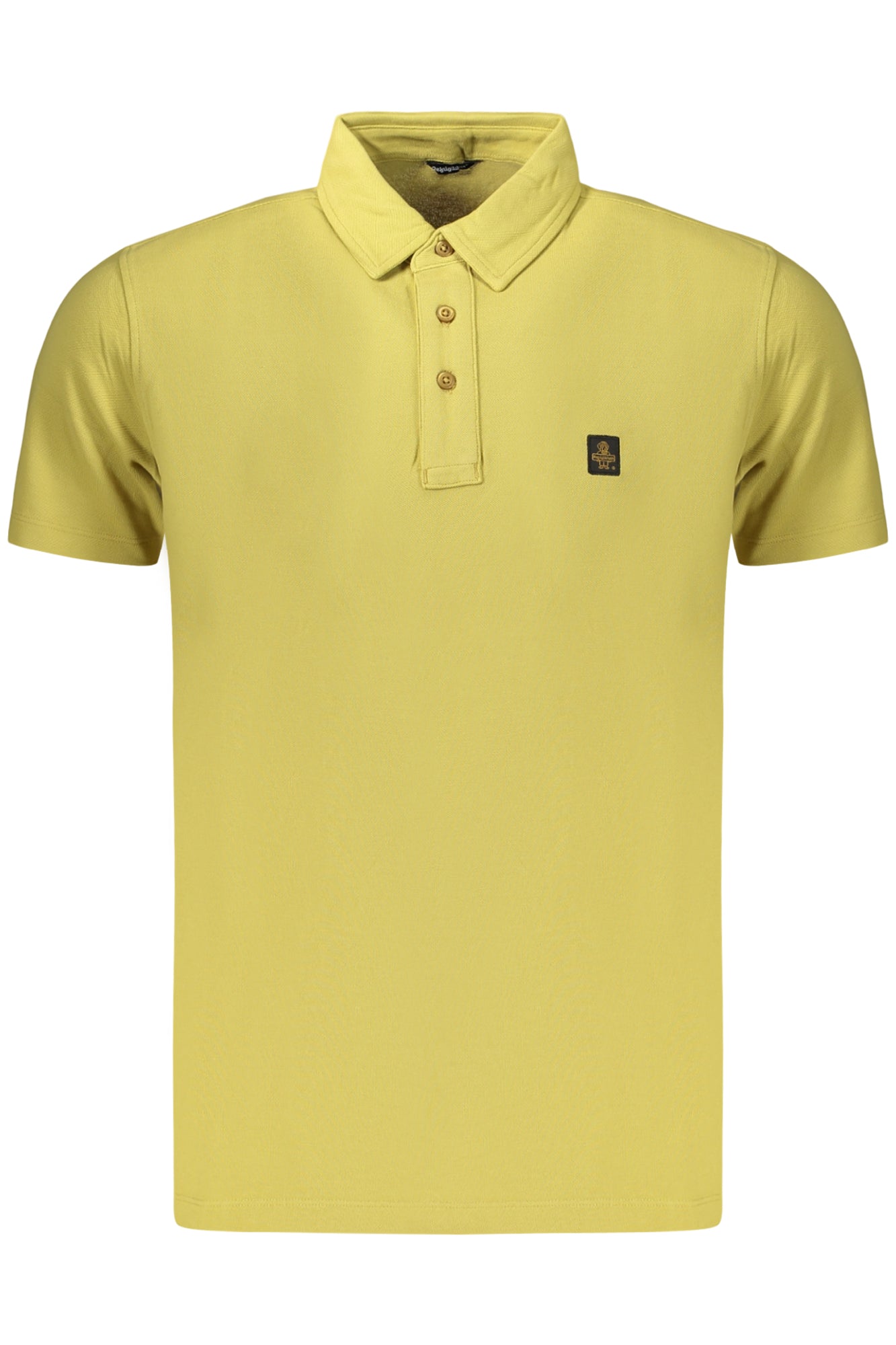 REFRIGIWEAR POLO MANICHE CORTE UOMO GIALLO