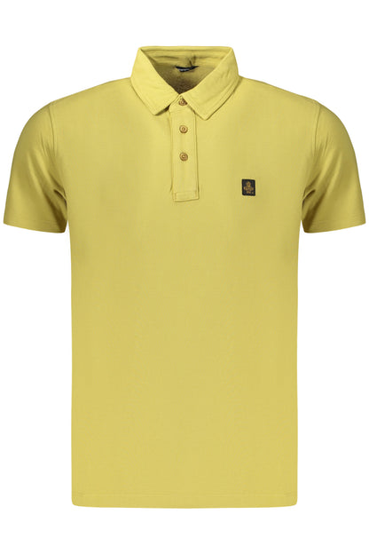 REFRIGIWEAR POLO MANICHE CORTE UOMO GIALLO