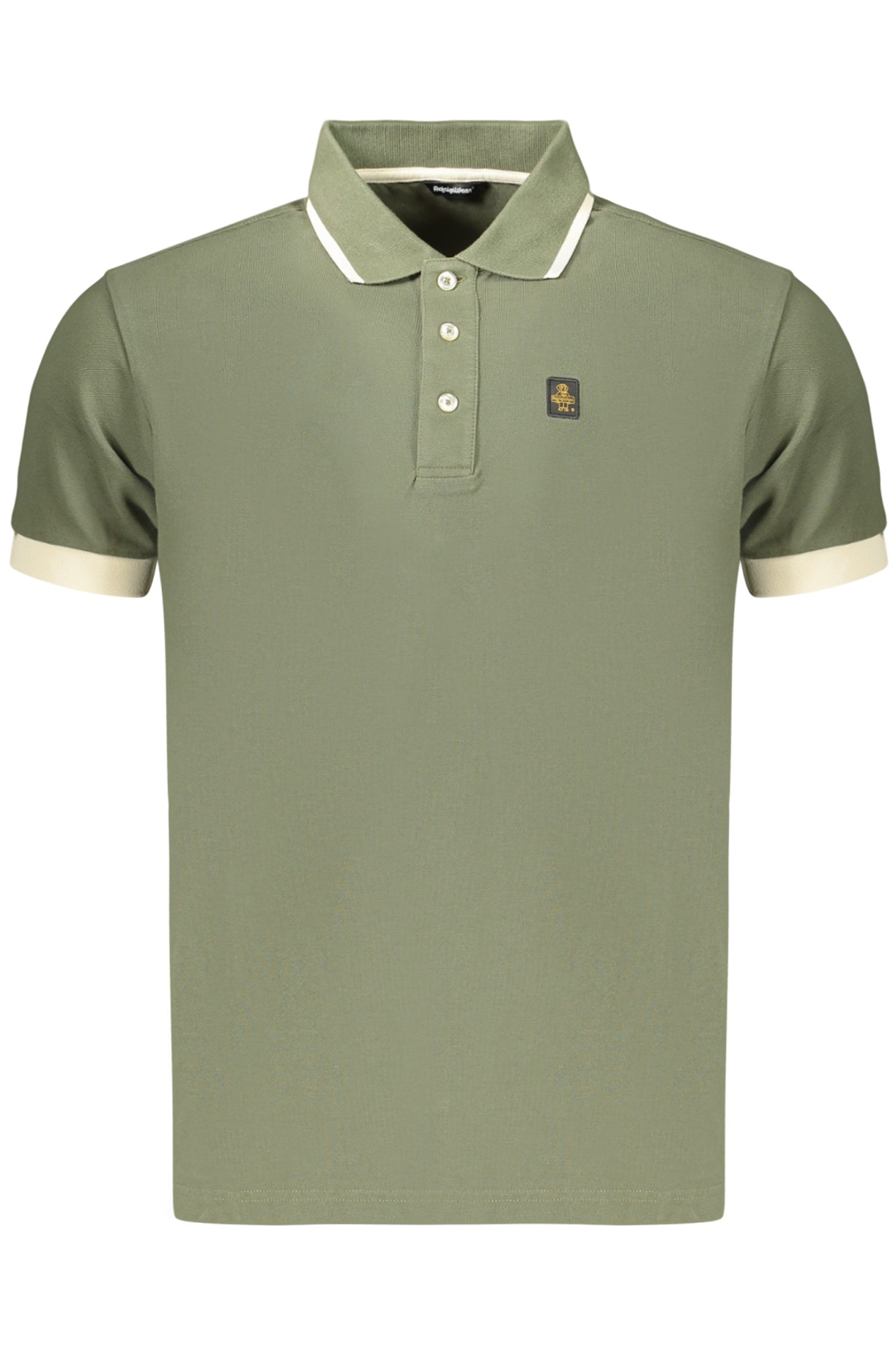 REFRIGIWEAR POLO MANICHE CORTE UOMO VERDE