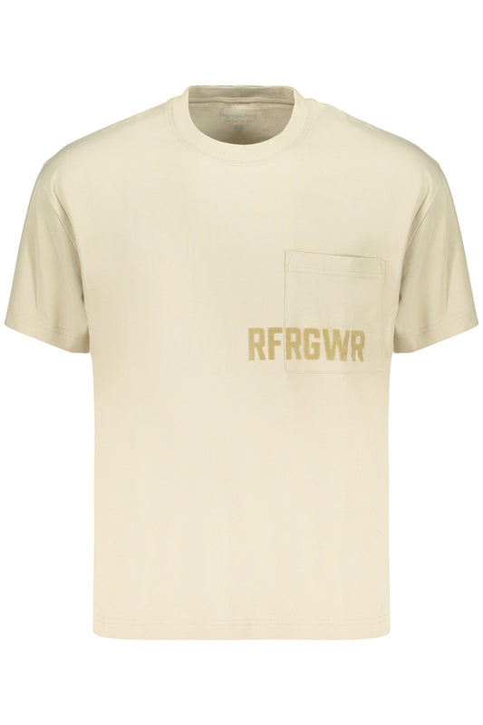 REFRIGIWEAR T-SHIRT MANICHE CORTE UOMO BEIGE