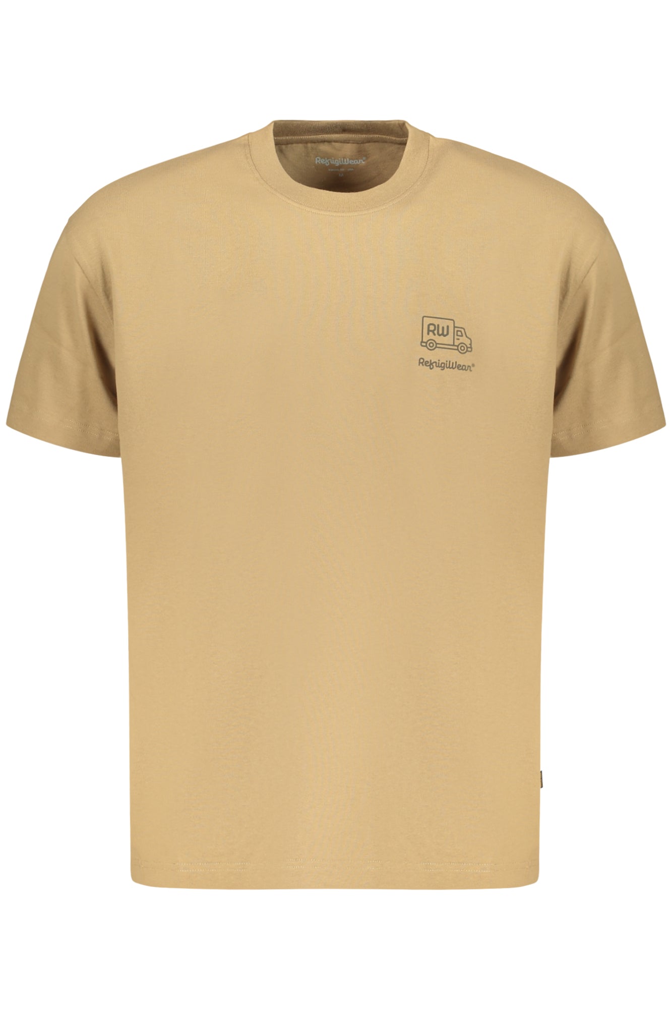 REFRIGIWEAR T-SHIRT MANICHE CORTE UOMO MARRONE