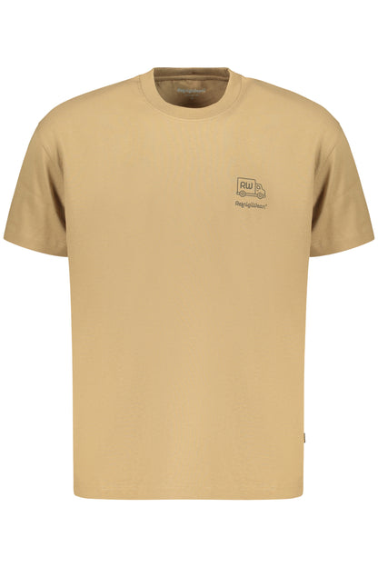 REFRIGIWEAR T-SHIRT MANICHE CORTE UOMO MARRONE