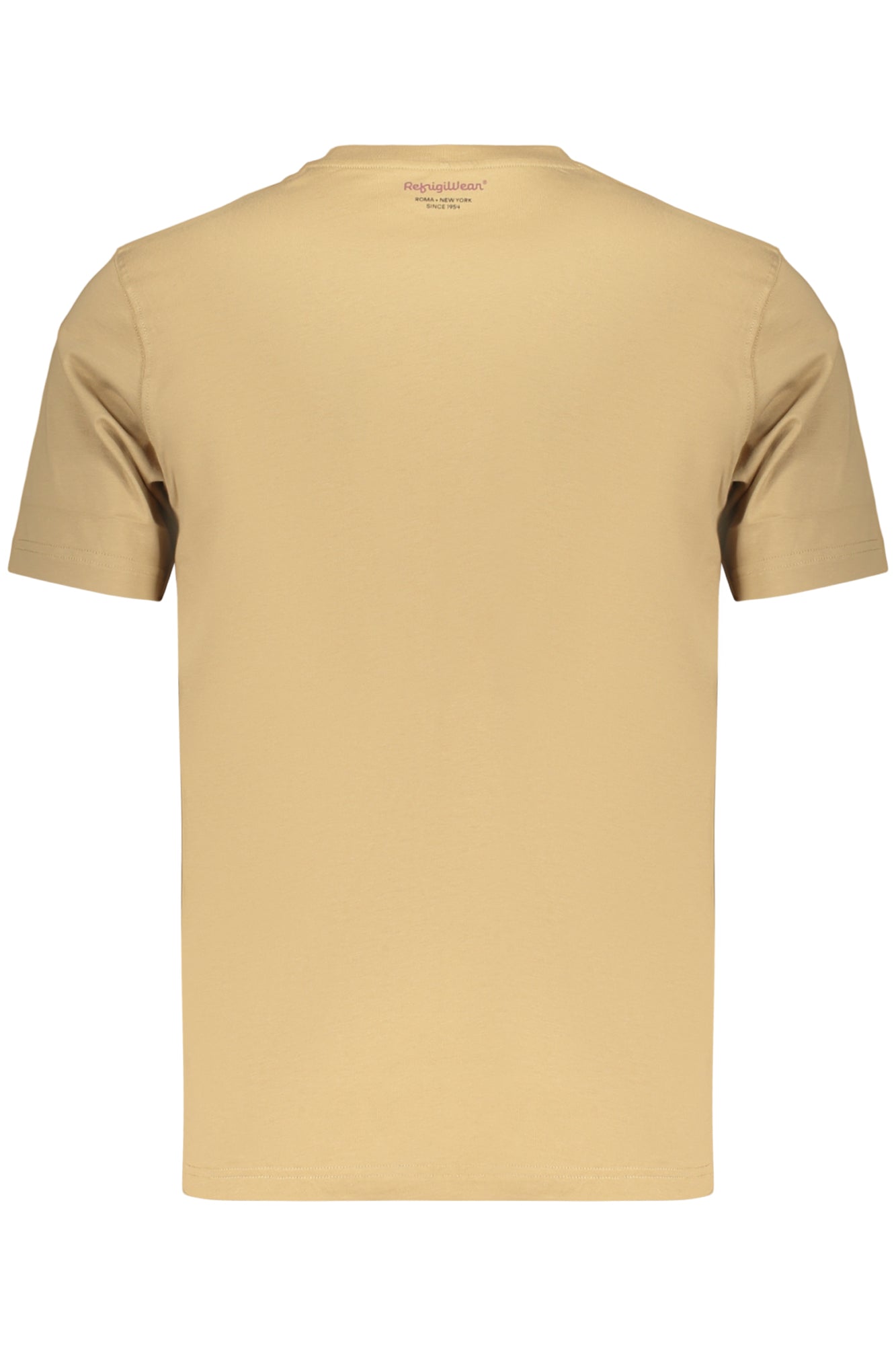 REFRIGIWEAR T-SHIRT MANICHE CORTE UOMO MARRONE