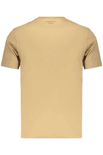 REFRIGIWEAR T-SHIRT MANICHE CORTE UOMO MARRONE