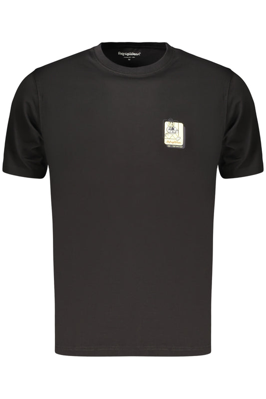 REFRIGIWEAR T-SHIRT MANICHE CORTE UOMO NERO