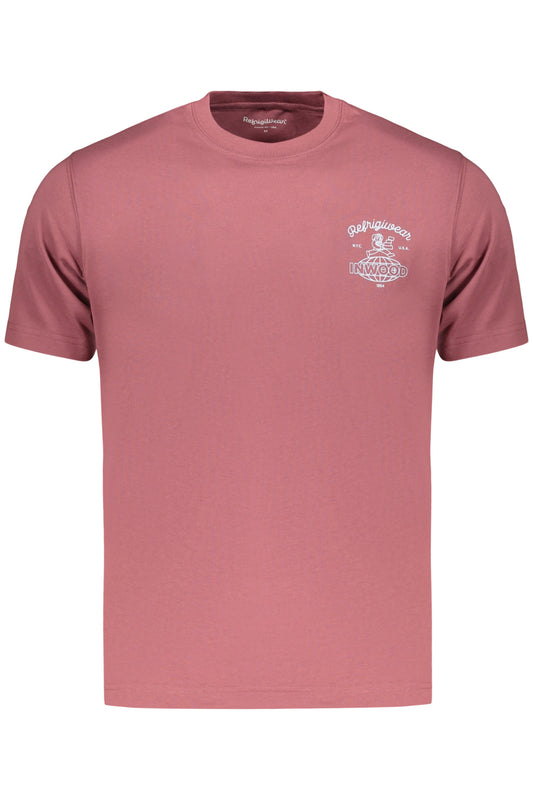 REFRIGIWEAR T-SHIRT MANICHE CORTE UOMO ROSSO