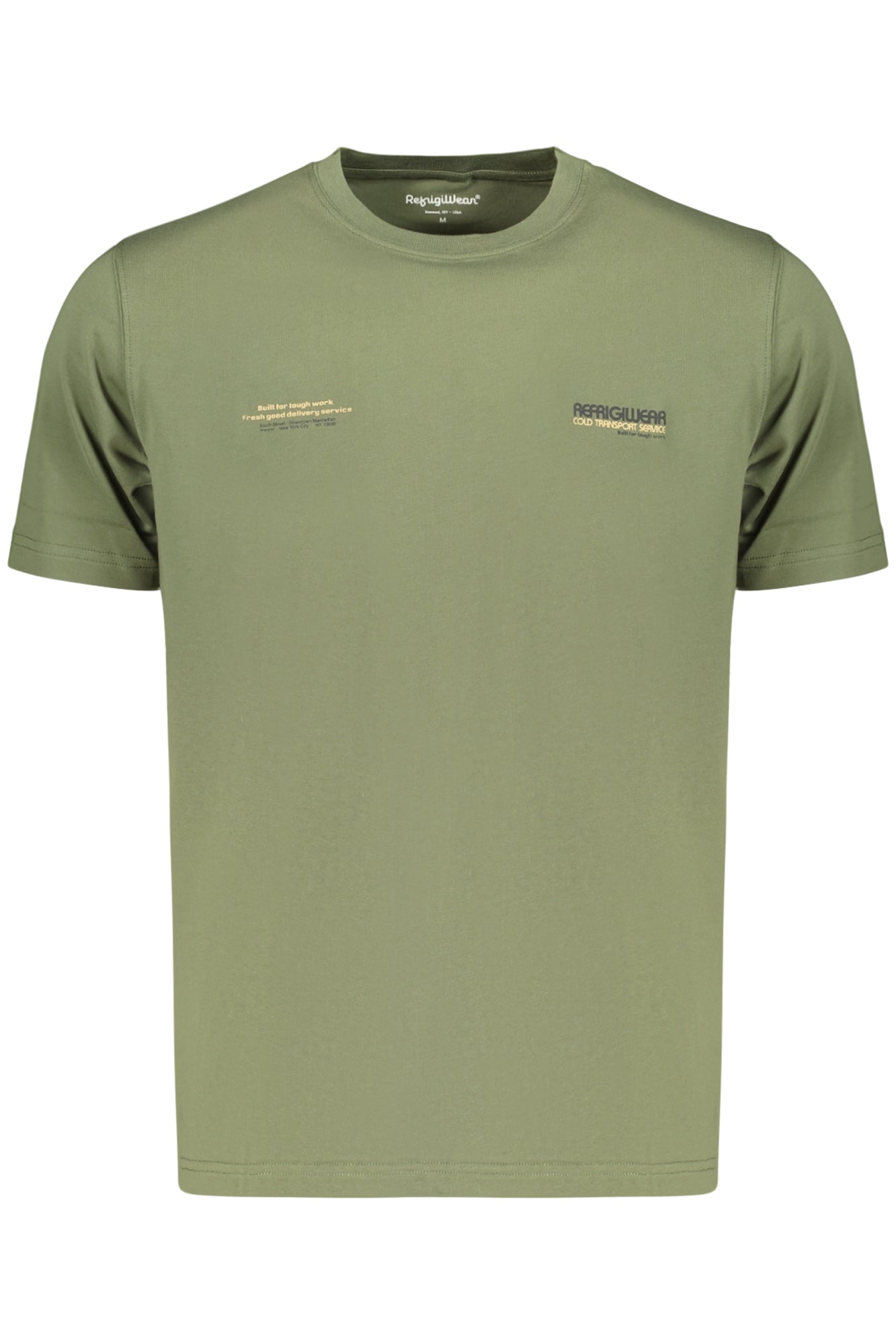 REFRIGIWEAR T-SHIRT MANICHE CORTE UOMO VERDE