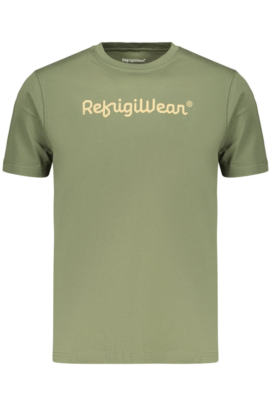 REFRIGIWEAR T-SHIRT MANICHE CORTE UOMO VERDE