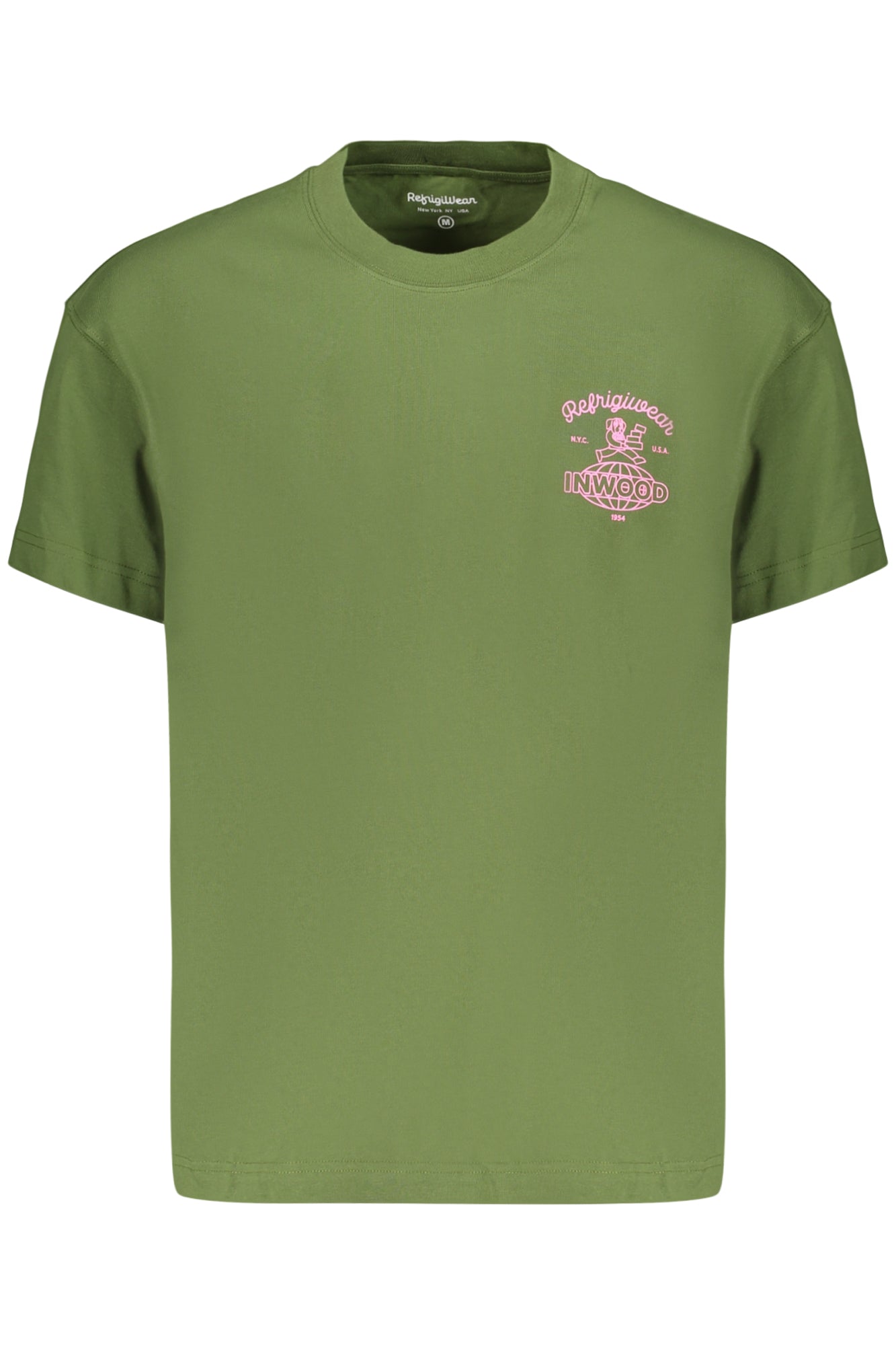 REFRIGIWEAR T-SHIRT MANICHE CORTE UOMO VERDE
