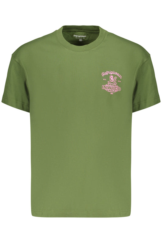 REFRIGIWEAR T-SHIRT MANICHE CORTE UOMO VERDE