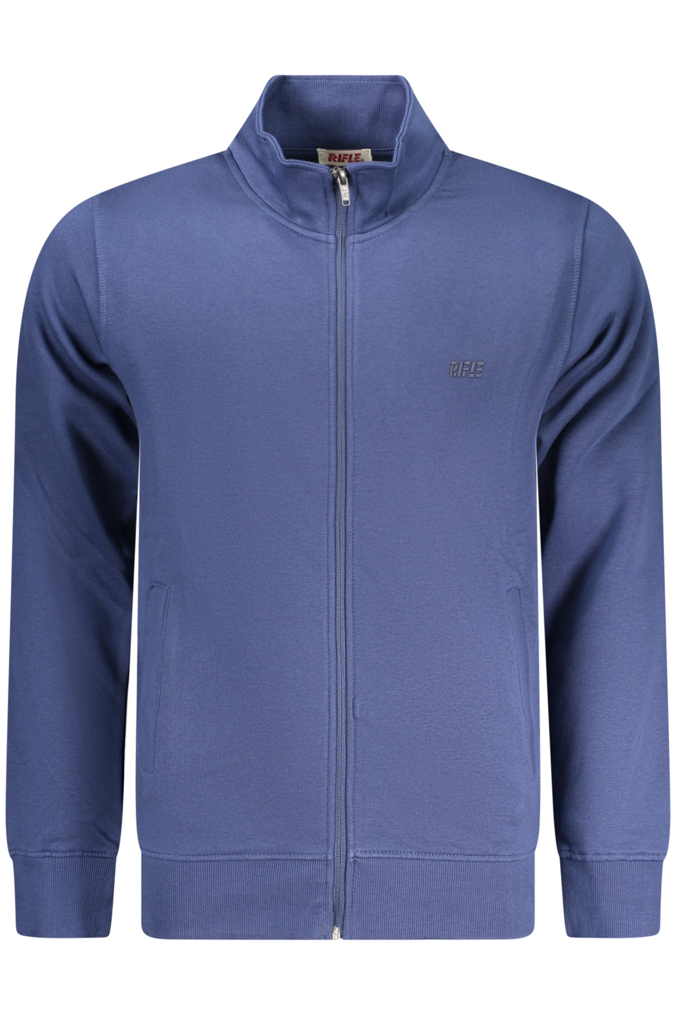 RIFLE FELPA CON ZIP UOMO BLU