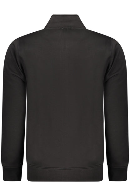 RIFLE FELPA CON ZIP UOMO NERO