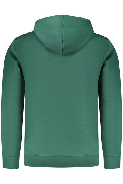 RIFLE FELPA CON ZIP UOMO VERDE