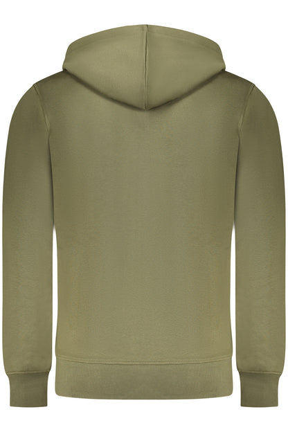 RIFLE FELPA CON ZIP UOMO VERDE