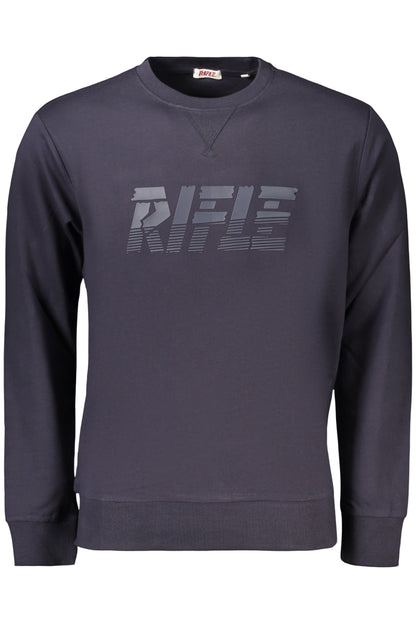 RIFLE FELPA SENZA ZIP UOMO BLU