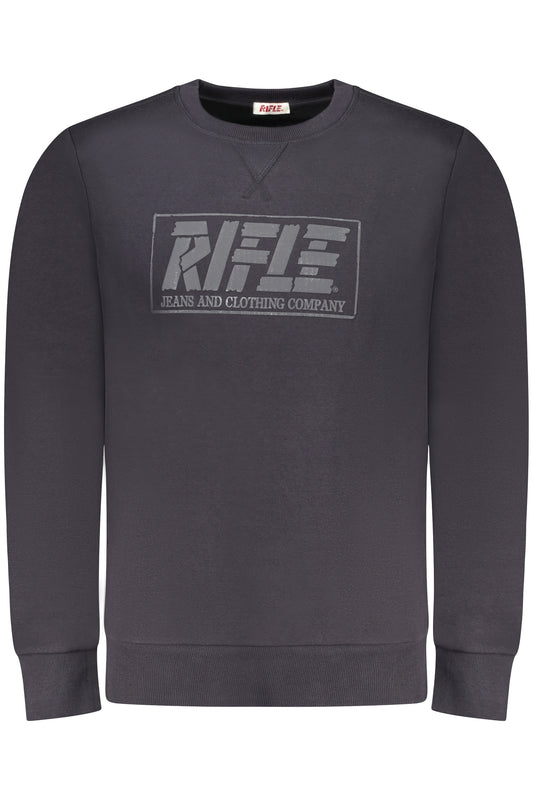 RIFLE FELPA SENZA ZIP UOMO BLU