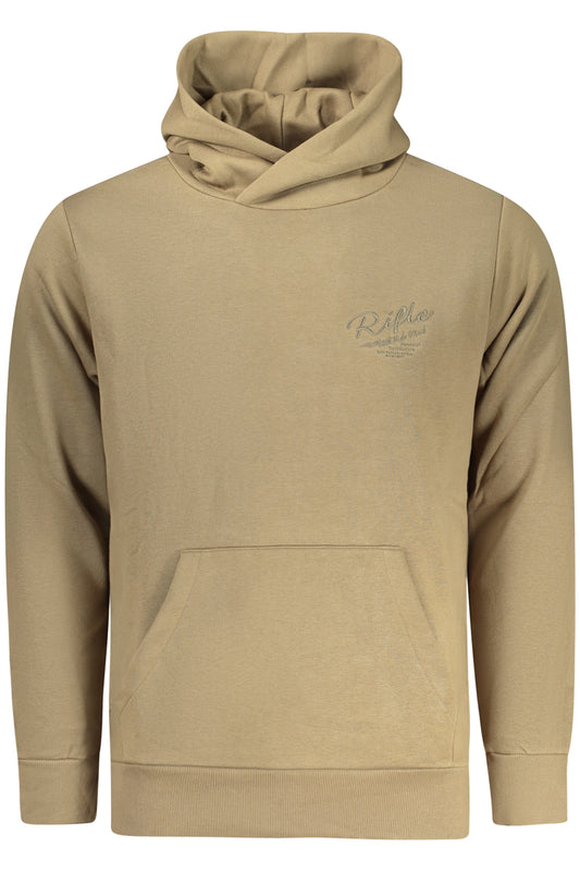 RIFLE FELPA SENZA ZIP UOMO MARRONE