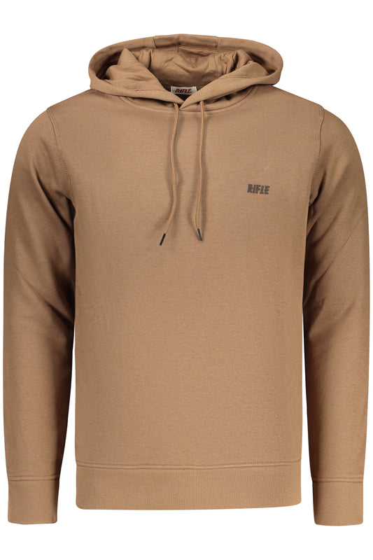 RIFLE FELPA SENZA ZIP UOMO MARRONE