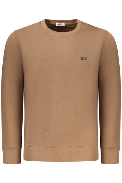 RIFLE FELPA SENZA ZIP UOMO MARRONE