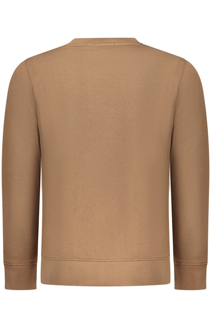 RIFLE FELPA SENZA ZIP UOMO MARRONE