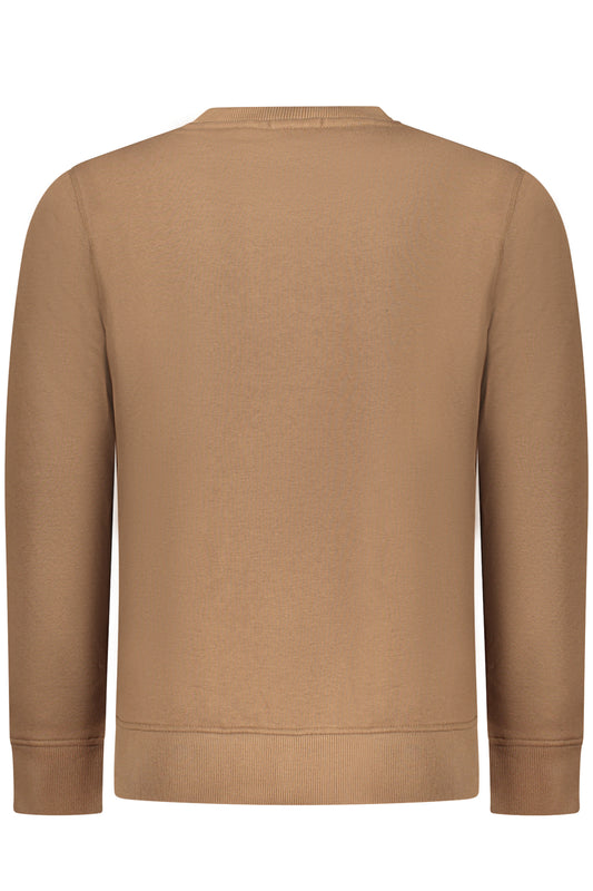 RIFLE FELPA SENZA ZIP UOMO MARRONE