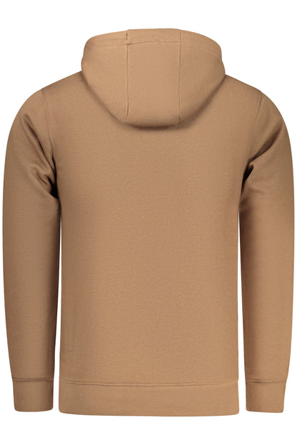 RIFLE FELPA SENZA ZIP UOMO MARRONE