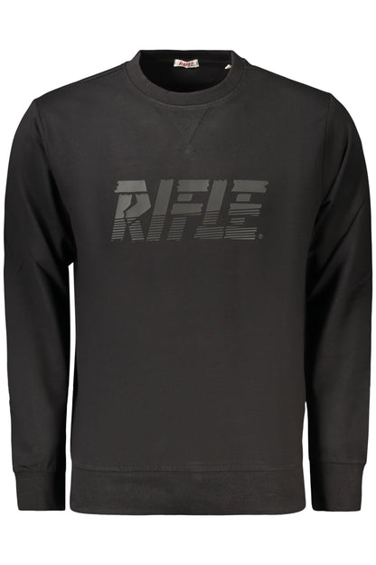 RIFLE FELPA SENZA ZIP UOMO NERO