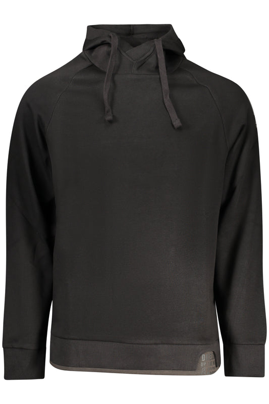 RIFLE FELPA SENZA ZIP UOMO NERO