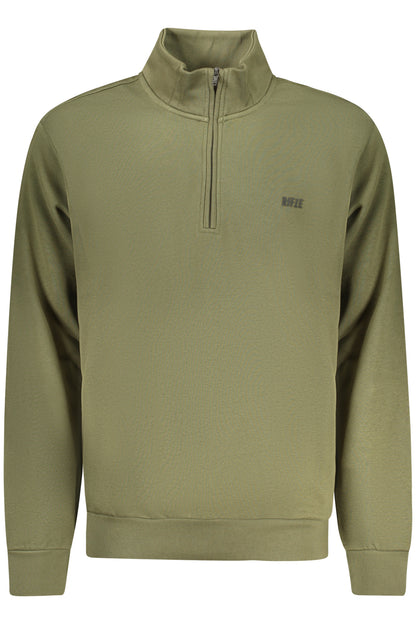 RIFLE FELPA SENZA ZIP UOMO VERDE